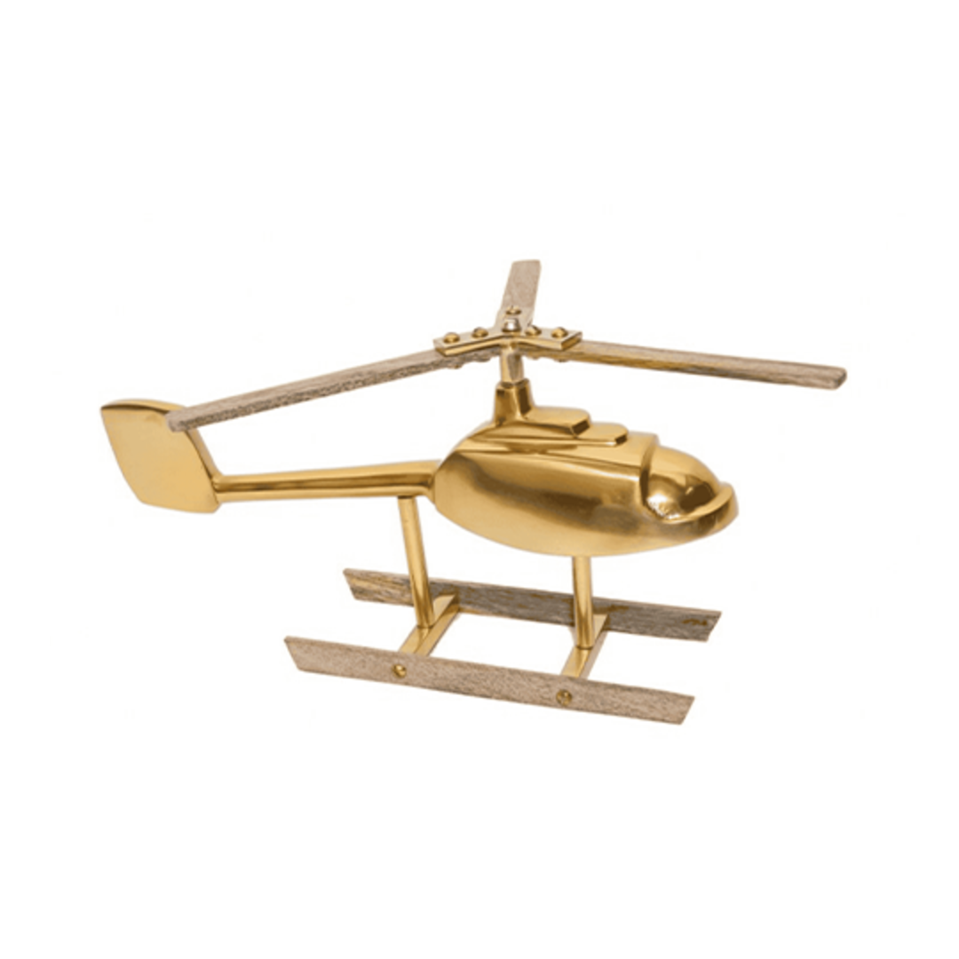 Decorative Helicopter - Gold image 0